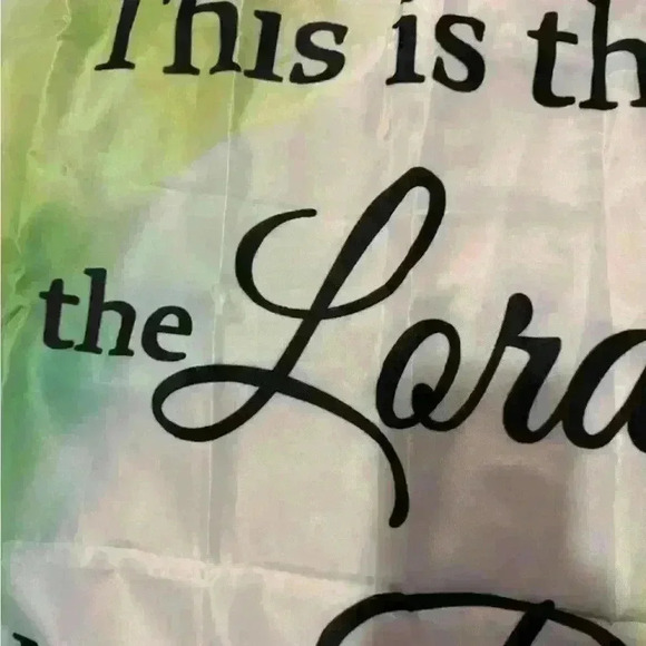 Religious Wall Tapestry Psalms 118:24 BNWOT - Picture 3 of 11